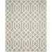 SAFAVIEH Soho Jarrod Geometric Wool Area Rug Grey/Ivory 6 x 9