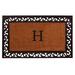 Calloway Mills Rembrandt Monogram Outdoor Doormat 22 x 36 (Letter H)