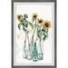 Marmont Hill Sunflower and Wilted Leaves II Framed Painting Print-Size:8 x 12