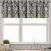 Ambesonne Damask Window Valance Victorian Baroque Style 54 X 12 Charcoal Grey Cream