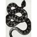 nuLOOM Thomas Paul Serpent 5 x 8 Area Rug Black and White