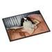 Carolines Treasures MH1058JMAT Japanese Chin Reading in Bed Door Mat Indoor Rug or Outdoor Welcome Mat 24x36 Doormat