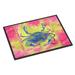 Carolines Treasures 8343-MAT Crab Indoor or Outdoor Mat 18x27 27 L x 18 W multicolor