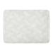 GODPOK White Chevron Trendy Monochrome Twill Weave Lattice Abstract Geometric Design Subtle Pattern Classic Rug Doormat Bath Mat 23.6x15.7 inch