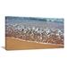 DESIGN ART Ashdod Israel Clear Seashore - Modern Beach Canvas Art Print 32 in. wide x 16 in. high