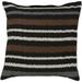 Surya Surya Pillows Area Rug AR101 Caviar/Hot Cocoa Stripes Lines 22 x 22 Square