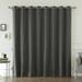 Quality Home Wide Basic Bronze Grommet Blackout Curtain - Dk.Grey - 100 W X 96 L (Single Panel)