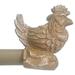 Urbanest 3/4 Rooster Adjustable Curtain Rod Cottage 28 to 48