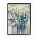 Stupell Industries Abstract Blue Purple Drip Painting Framed Wall Art by Third and Wall