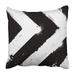 ARTJIA Paint Abstract Black And White Road Spray Graphic Tractor Effect Dirty Computer Dirt Pillowcase Cover 20x20 inch