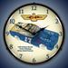 Holman Moody Torino Wall Clock Lighted: Racing Theme