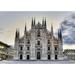 Early Morning On Il Duomo Near Piazza Del Duomo Milan Italy Poster Print (16 x 11)