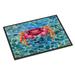 Carolines Treasures BB8526JMAT Crab Indoor or Outdoor Mat 24x36 36 L x 24 W multicolor