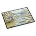 Carolines Treasures ASA2191JMAT Blue Heron by the Water Door Mat Indoor Rug or Outdoor Welcome Mat 24x36 Doormat 36 L x