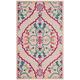 SAFAVIEH Bellagio Rio Floral Wool Area Rug Light Pink/Multi 3 x 5