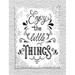Enjoy the Little Things Tapestry Hand Lettering with Paisley Motifs and Dotted Frame Design Wall Hanging for Bedroom Living Room Dorm Decor 40W X 60L Inches Black and White by Ambesonne