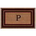 Calloway Mills Calloway Mills Esquire Monogram Outdoor Doormat Extra-thick 2 x 3 (Letter P)