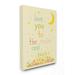 The Kids Room by Stupell I Love You To The Moon And Back Canvas Wall Art by Karen Zukowski (Finny And Zook)