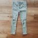 Free People Jeans | Free People Shark Bite Jeans | Color: Green | Size: 28