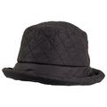 SCALA Hats Quilted Waterproof Rain Hat - Black 1-Size