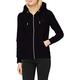 Superdry Women's Orange Label Ziphood Ns Sweater, Black, S (Size:10)