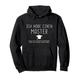 Witziges Geschenk Abschluss Spruch Motiv Master Hut Pullover Hoodie