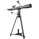 Bresser Teleskop SKYLUX Linsenteleskop 70/700mm mit Smartphone Halter und Sonnenfilter, dunkelblau, 9618760LC1000