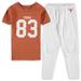 Preschool Wes & Willy Texas Orange Longhorns Football Pajama Set
