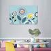 East Urban Home Scandi Florals II by Isabelle Z - Graphic Art Print Canvas/Metal in Blue | 40 H x 60 W x 1.5 D in | Wayfair