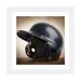 East Urban Home Baseball Helmet by Saint & Sailor Studios - Photographic Print Paper in Blue/Brown | 16 H x 16 W x 1 D in | Wayfair
