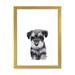 East Urban Home Miniature Schnauzer Puppy by Watercolor Luv - Painting Print Paper in Black/White | 24 H x 16 W x 1 D in | Wayfair