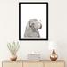 East Urban Home Baby Elephant by Sisi & Seb - Graphic Art Print Paper/Metal in Black/Gray/White | 32 H x 24 W x 1 D in | Wayfair