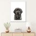 East Urban Home Lab Puppy II by Watercolor Luv - Painting Print Paper/Metal in White | 32 H x 24 W x 1 D in | Wayfair
