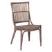 Sika Design Piano Rattan Dining Side Chair Wicker/Rattan in Brown | 36.7 H x 21.3 W x 24.5 D in | Wayfair 1011T