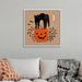 The Holiday Aisle® Graphic Halloween I by Victoria Barnes - Painting Print on Canvas Canvas/Metal in Green | 32 H x 32 W x 1.75 D in | Wayfair