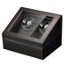 Latitude Run® 4+6 Auto Rotation Leather Watch Winder Storage Display Case Box Leather | 9.85 H x 11.82 W x 14.18 D in | Wayfair