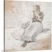 Vault W Artwork Girl w/ Shell at Ear, 1880 by Winslow Homer - Painting Print on Canvas Canvas | 12 H x 12 W x 1.25 D in | Wayfair