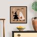 The Holiday Aisle® Graphic Halloween III by Victoria Barnes - Painting Print on Canvas in Green | 22 H x 22 W x 1.75 D in | Wayfair