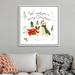 The Holiday Aisle® Holidogs I by Victoria Barnes - Textual Art Print on Canvas in Brown | 38 H x 38 W x 1.75 D in | Wayfair