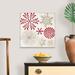 The Holiday Aisle® Christmas Snowflakes - Painting Print on Canvas Canvas | 20 H x 20 W x 1.25 D in | Wayfair EB391F28336740CB890CF7FF4C82CE9E