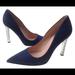 Kate Spade Shoes | Kate Spade Lorena Bluejeans Mirrored Heel Pumps | Color: Blue/Silver | Size: 5