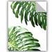 Bay Isle Home™ Glenam Double Philodendron Colo Removable Wall Decal Vinyl in White | 48 H x 36 W in | Wayfair 26C768BB2EA64EEFBFAEE356219F93A8