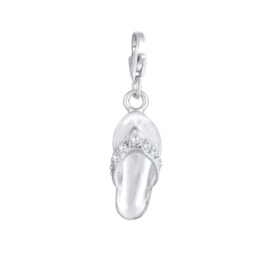 Nenalina - Anhänger Sandale Zirkonia Kristalle 925 Silber Charms & Kettenanhänger 1 ct Damen