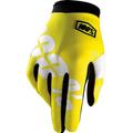 100% iTrack Motocross Handschuhe, weiss-gelb, Größe 2XL