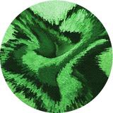 Green 0.35 in Indoor Area Rug - East Urban Home Abstract Area Rug Polyester/Wool | 0.35 D in | Wayfair 2615600B23BF446FB0373A1DD5738424