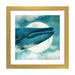 East Urban Home Dream of the Whale Square by Terry Fan - Graphic Art Print Paper in Blue | 16 H x 16 W x 1 D in | Wayfair