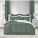 Colcha Linens Brunswick Bed Skirt in Green | 18 H x 72 W x 84 D in | Wayfair CPP-BW-SF-BE-CK