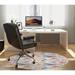Red Barrel Studio® Attache Low Pile Carpet Straight Round Chair Mat in Gray | 0.08 H x 60 W x 60 D in | Wayfair A1C9D09027E347798D44A03474C8593B