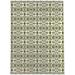 Bungalow Rose Shropshire Low Pile Carpet Straight Rectangular Chair Mat in Green/White | 96 W x 144 D in | Wayfair FC05D90E92C046F8BF8FE9F9F30A37D2