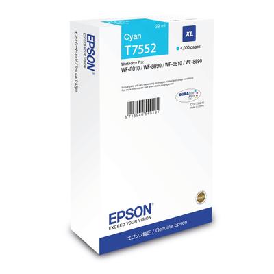 Original Epson C13T755240 / T7552 Druckerpatrone Cyan